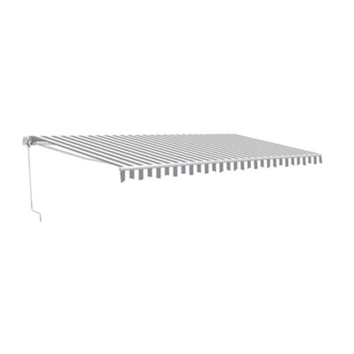 White Retractable Motorized Patio Awning V91539