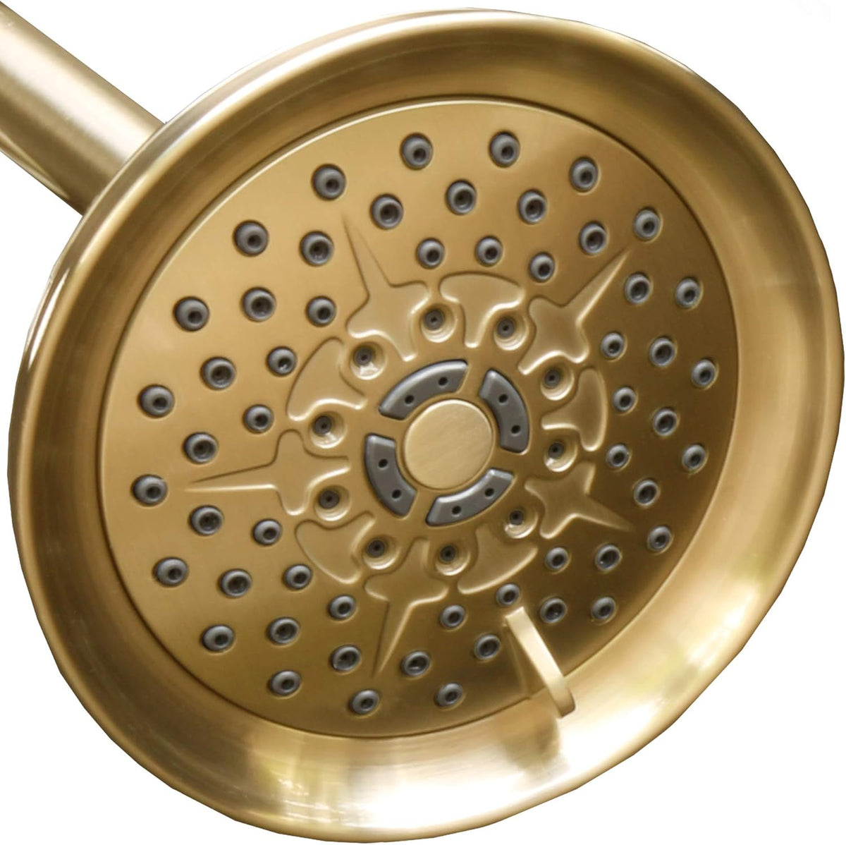 Brushed Nickel 5 inch Adjustable High Pressure Shower Head, Pack of 2 J30406