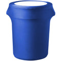 Royal Blue Spandex Trash Can Cover X69440
