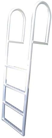 Aluminum Stationary Fixed Dock Ladder 4 Steps 21'' Wide Capacity 750lbs V46812