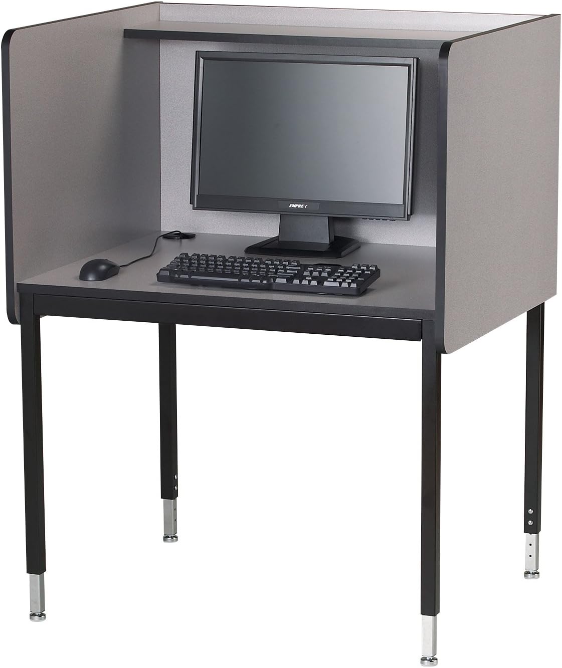 Medium Oak Computer Carrel Y742311