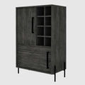 Smokey Oak Gray Oak Bar Cabinet G5522
