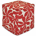Red Cube Ottoman P154