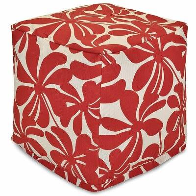 Red Cube Ottoman P154
