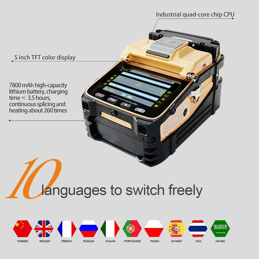 Fusion Splicer Toolbox Kit with Optical Fiber Cleaver S68283