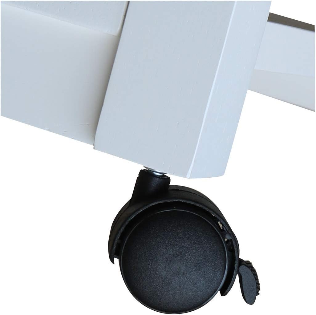 White Microwave Cart A7476