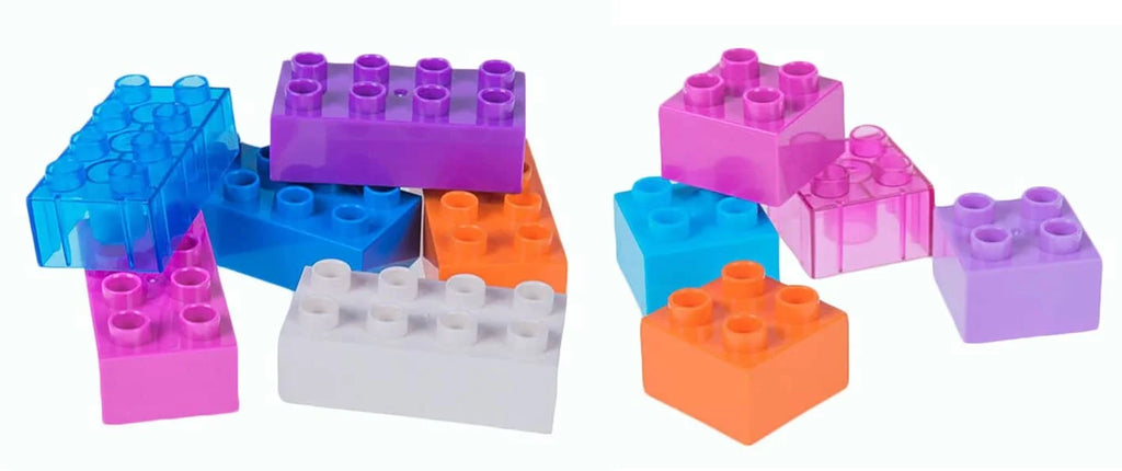 108 Pieces Building Brick Set with Big Pegs Q8284