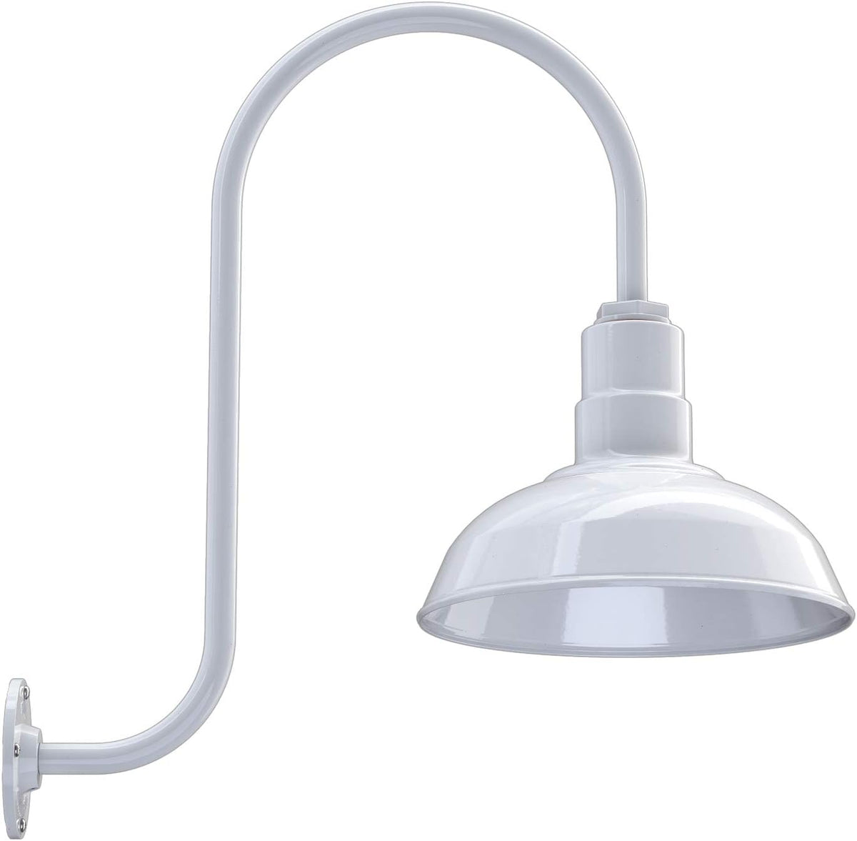 Matte Black Gooseneck Barn Light D103