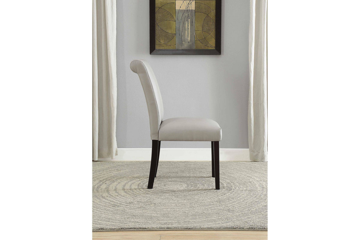 Gray Side Chair Set of 2 H3516