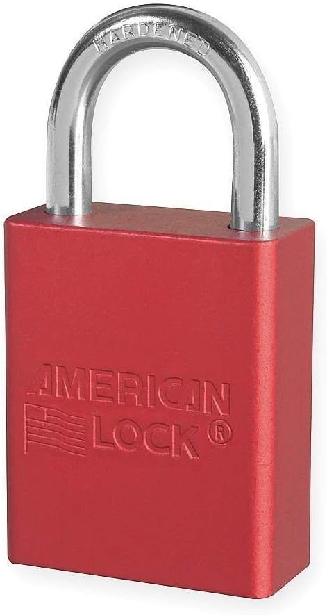 6 Pack Solid Aluminum Body Padlock S882936