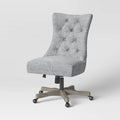 Tufted Back Office Chair Light Gray E446744