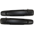 Black Plastic Exterior Door Handle Set of 2 K811930
