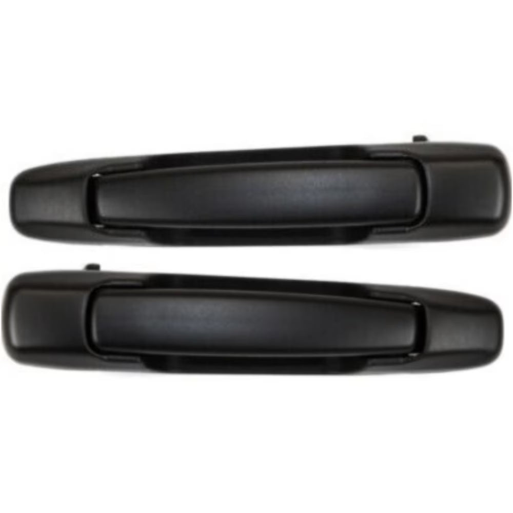 Black Plastic Exterior Door Handle Set of 2 K811930