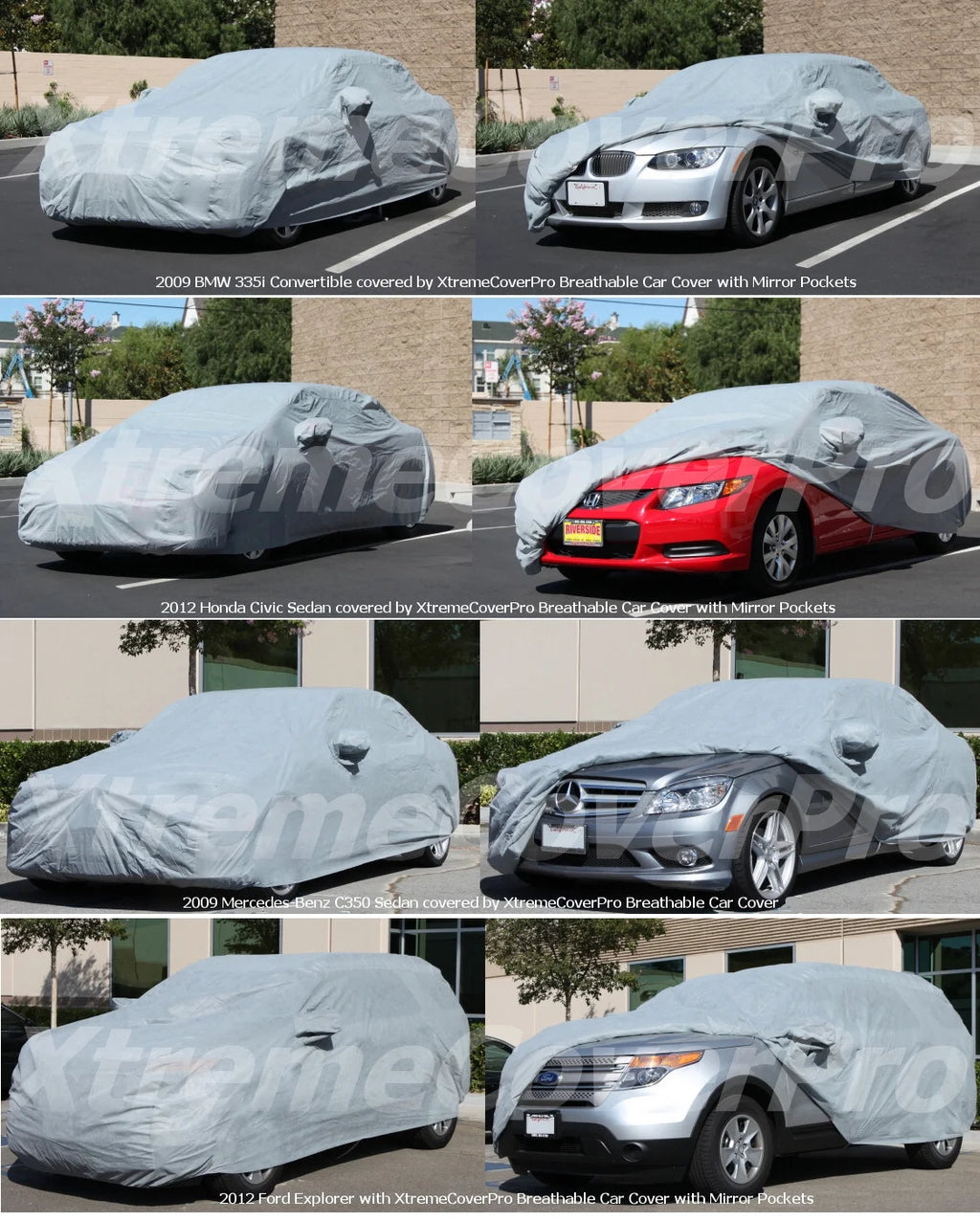 Black Car Cover W5552