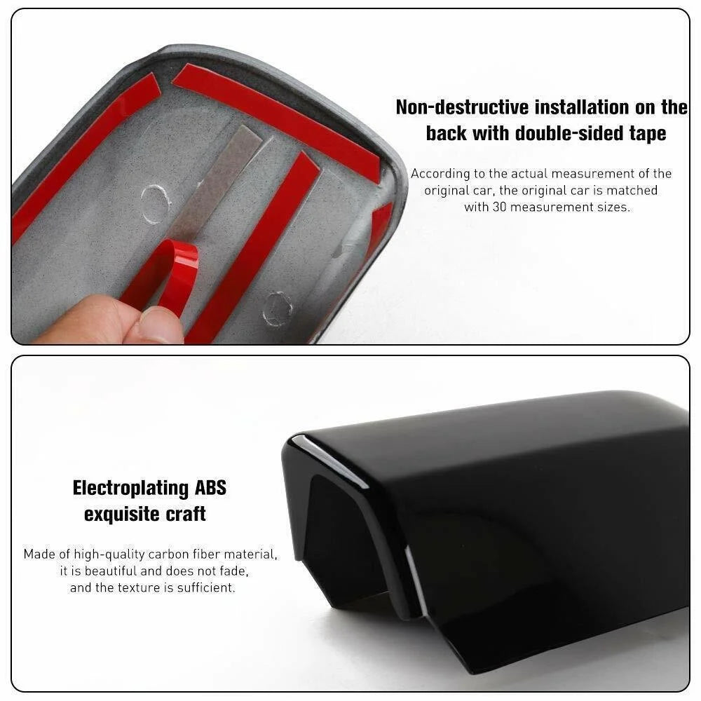 Black Roof Cargo Rack End Cap Protection Cover Trim Shell N726063
