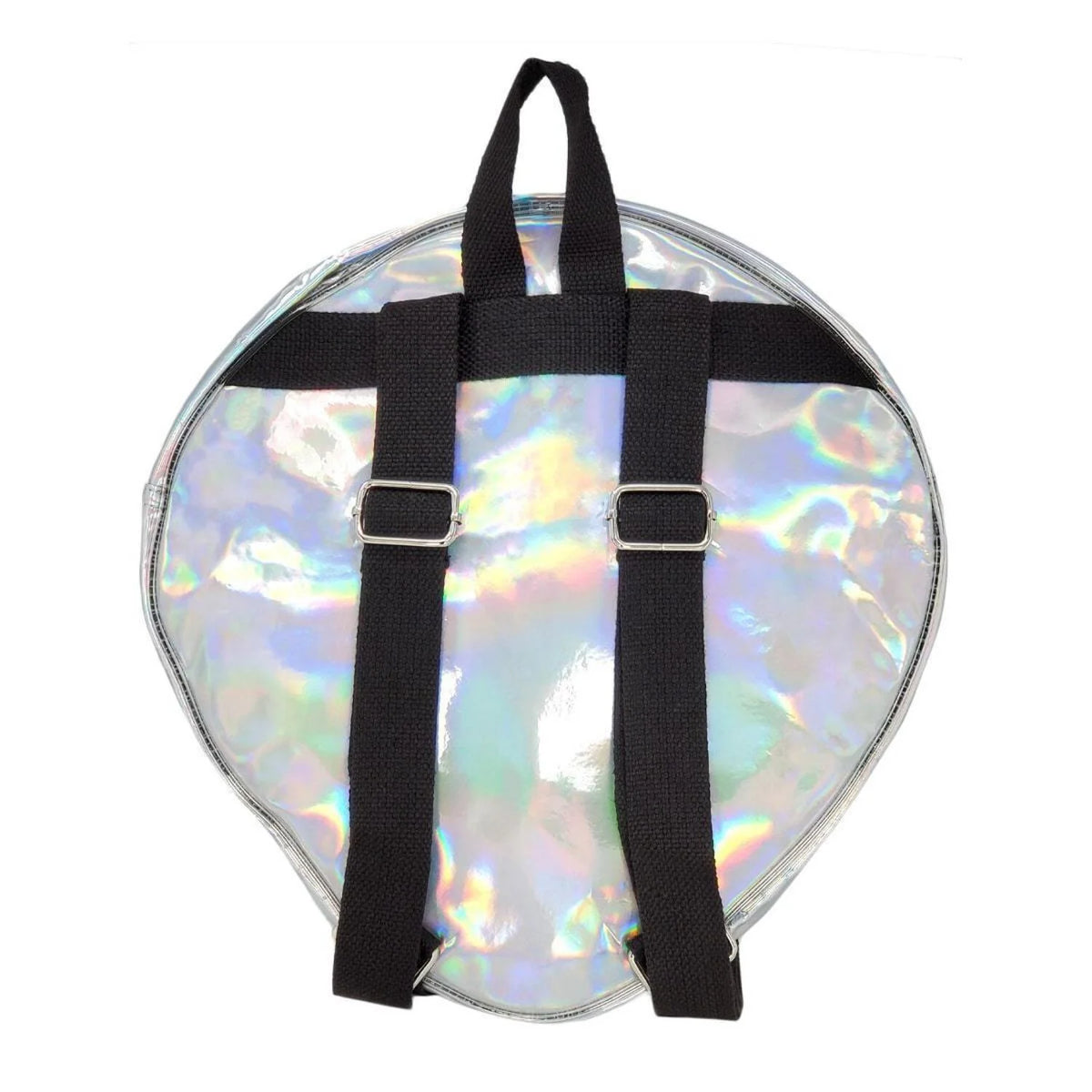 Green Alien Head Vinyl Backpack I357977