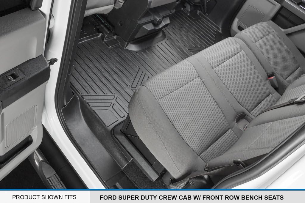 2 Row Black Floor Mats Set O198