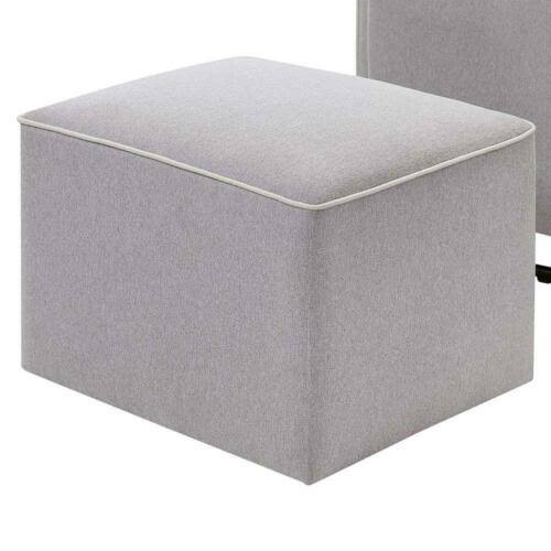Grey Swivel Glider and Ottoman G175
