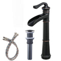 Oil Rubbed Bronze Vessel Sink Faucet with Pop Up Drain C355975