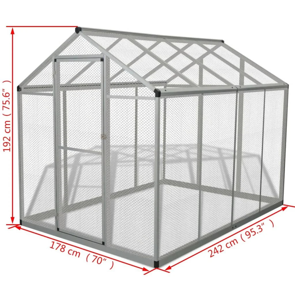 Outdoor Aviary Aluminum W5308