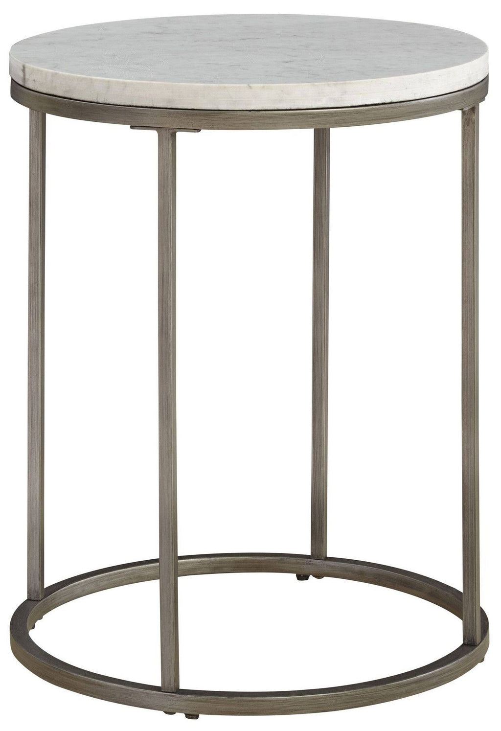 Rectangular End Table with White Marble Top M594763