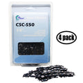 4-Pack 14" Semi Chisel Saw Chain for Electric Chainsaws S70437