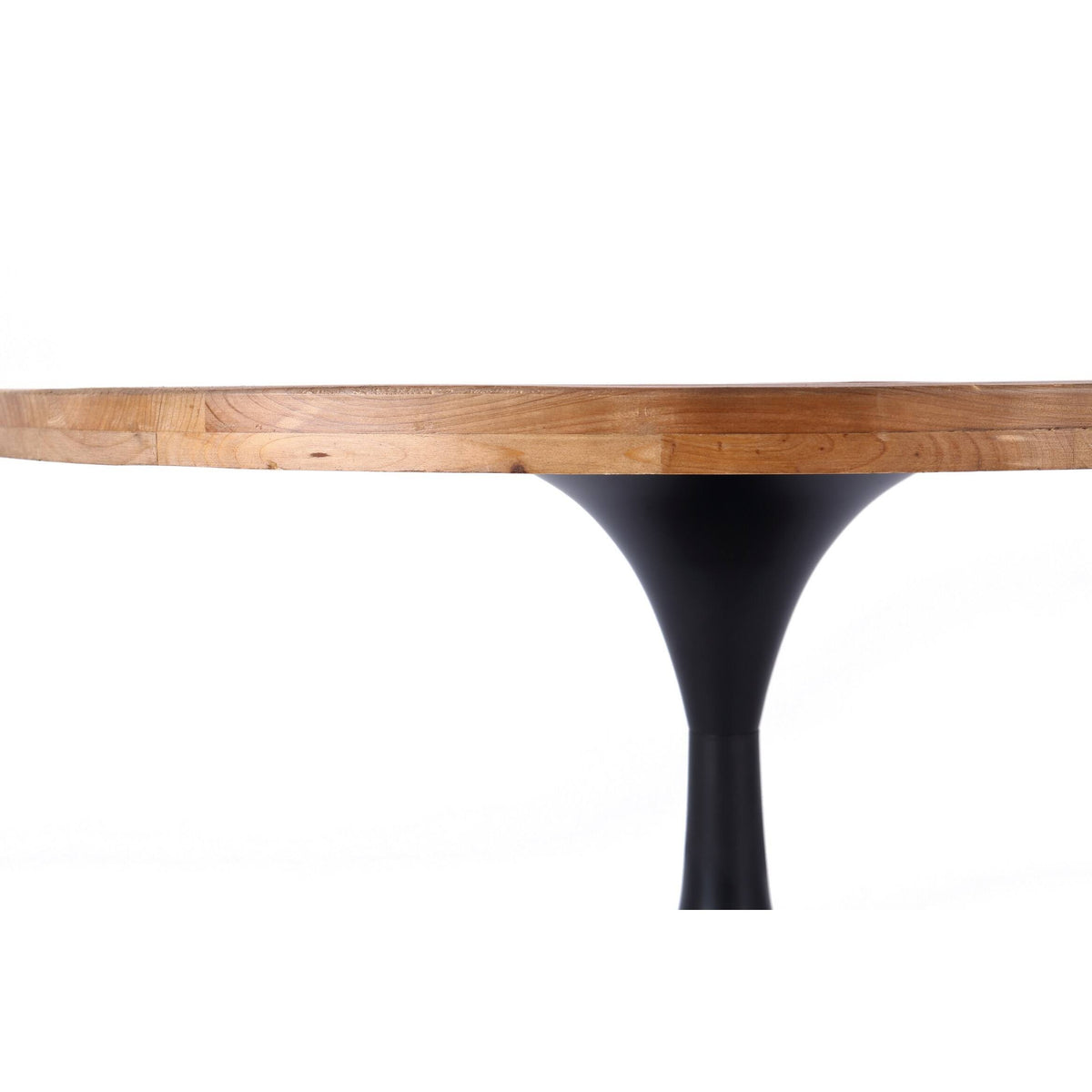 Natural Reclaimed Wood and Metal Pedestal Coffee Table L22713