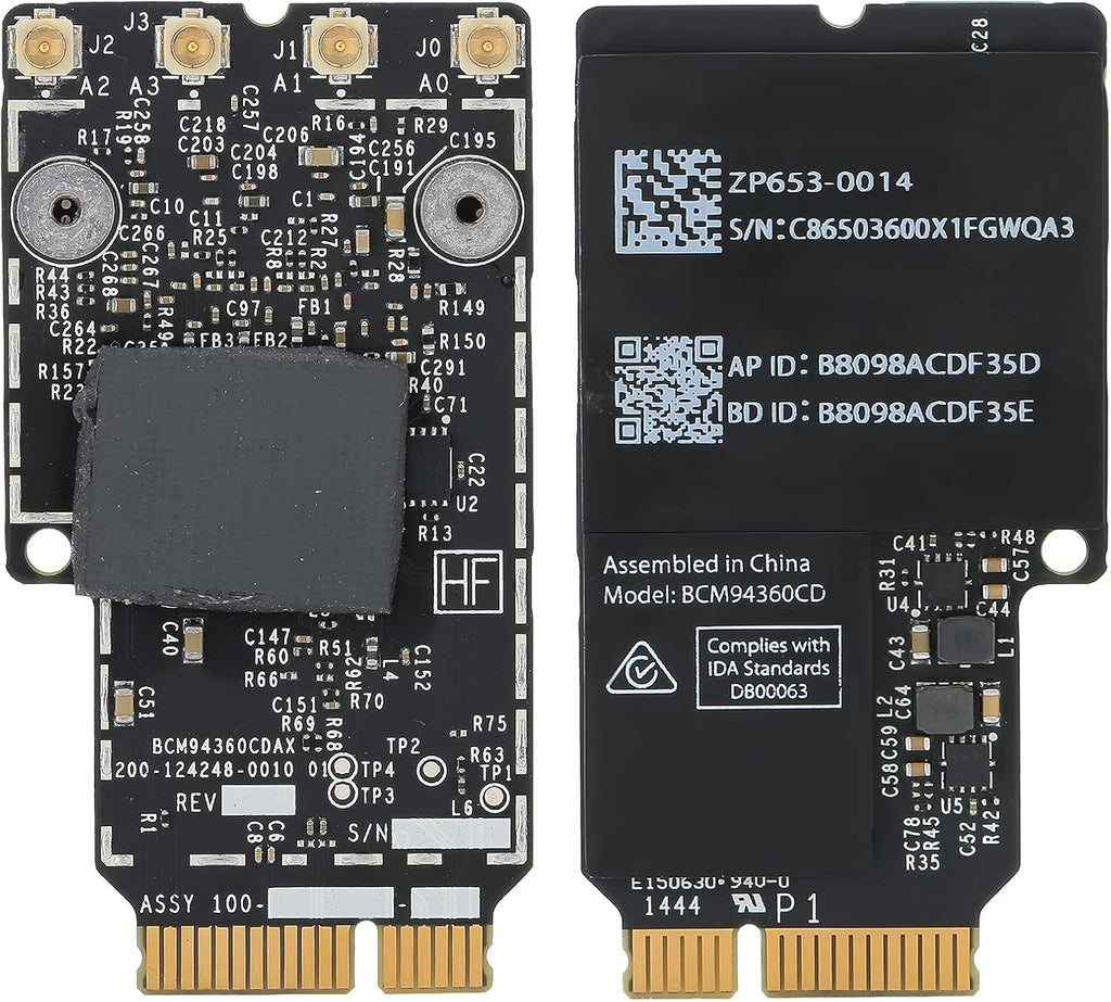 Wireless Network Card Bluetooth4.0 PCIE Mini WLAN Pack of 2 Q982