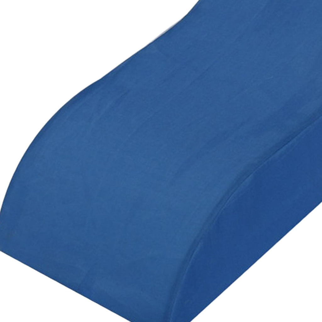 Blue Linen Curved Camping Pillow Y852