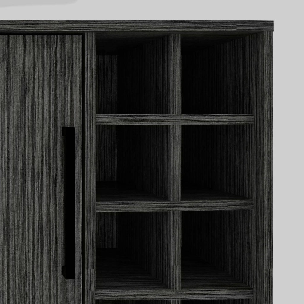 Smokey Oak Gray Oak Bar Cabinet G5522