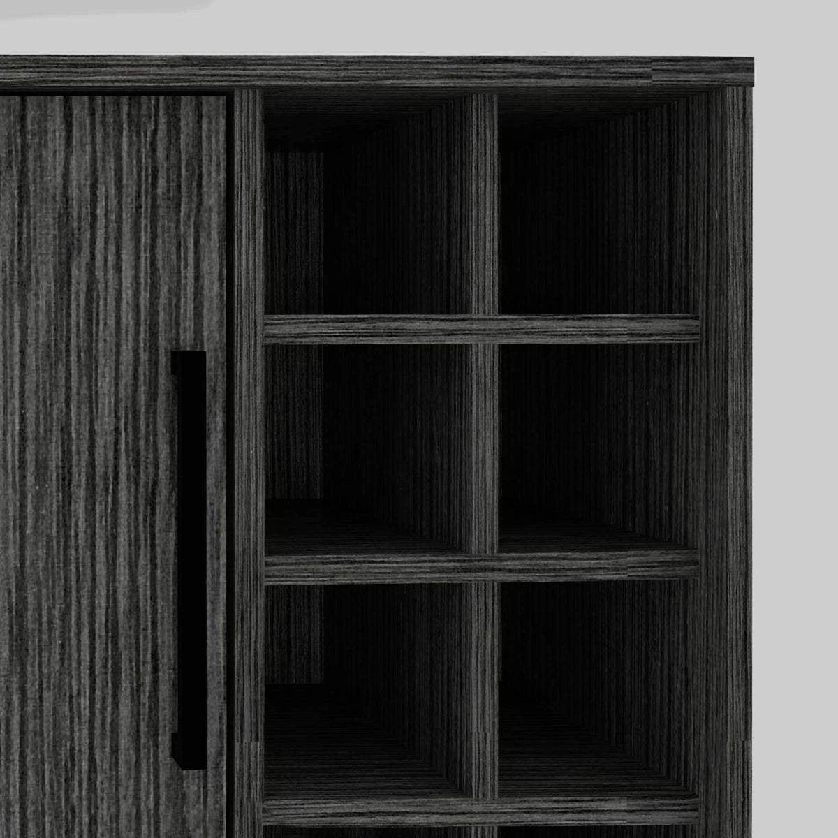 Smokey Oak Gray Oak Bar Cabinet G5522