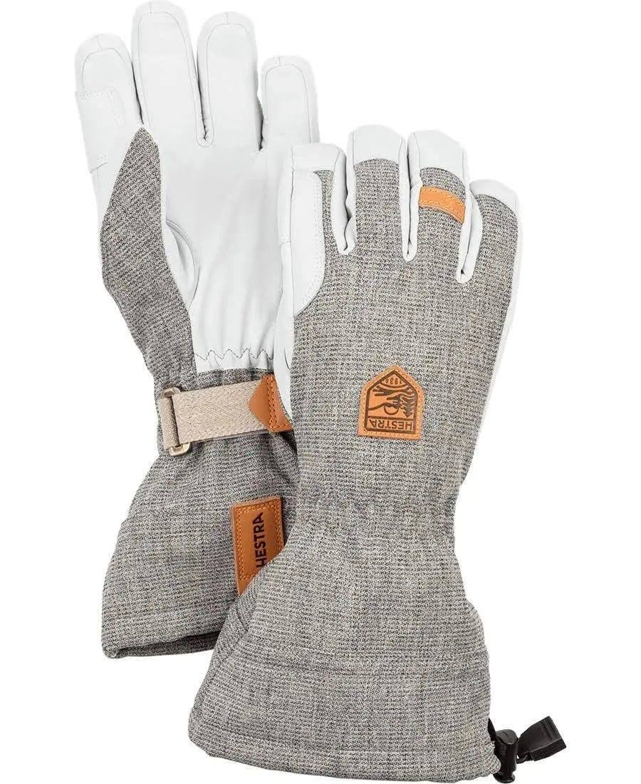 Army Leather Patrol Gauntlet Glove Charcoal / 11 K2352