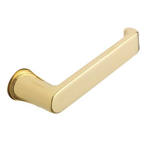 Satin Brass and Black Pair of Levers A210