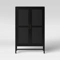 Black Library Cabinet N3140