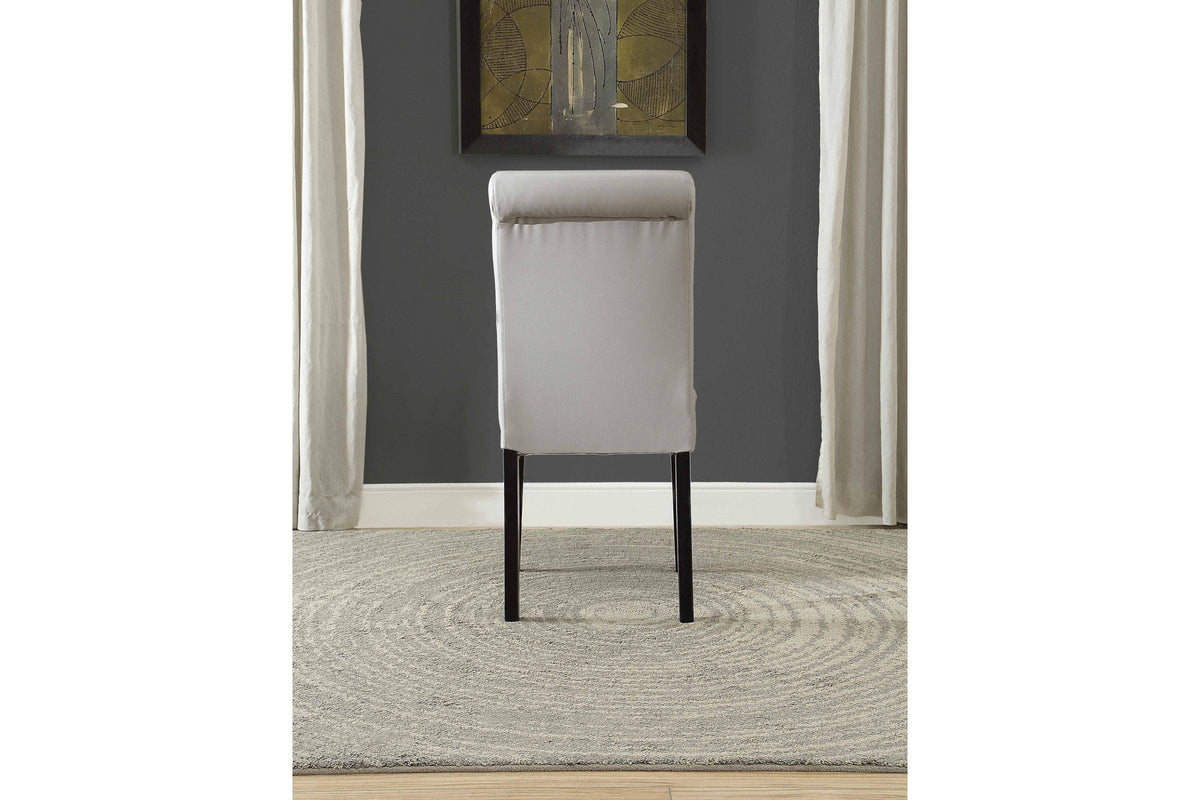 Gray Side Chair Set of 2 H3516