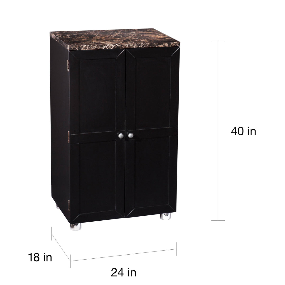 Black Bar Cabinet H53227