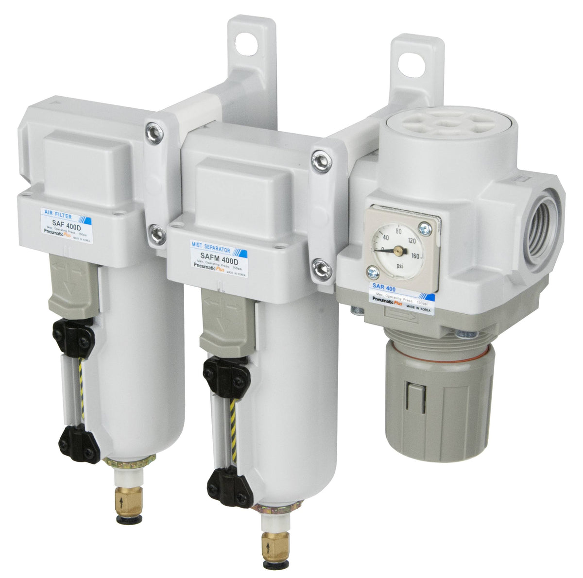 3-Stage Air Drying System Particulate Air Filter, Coalescing Filter, Air Pressure Regulator D29247