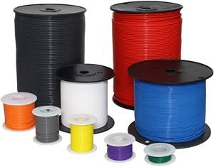 PTFE High Temperature Stranded Wire 24 Gauge 500 ft Orange N7068