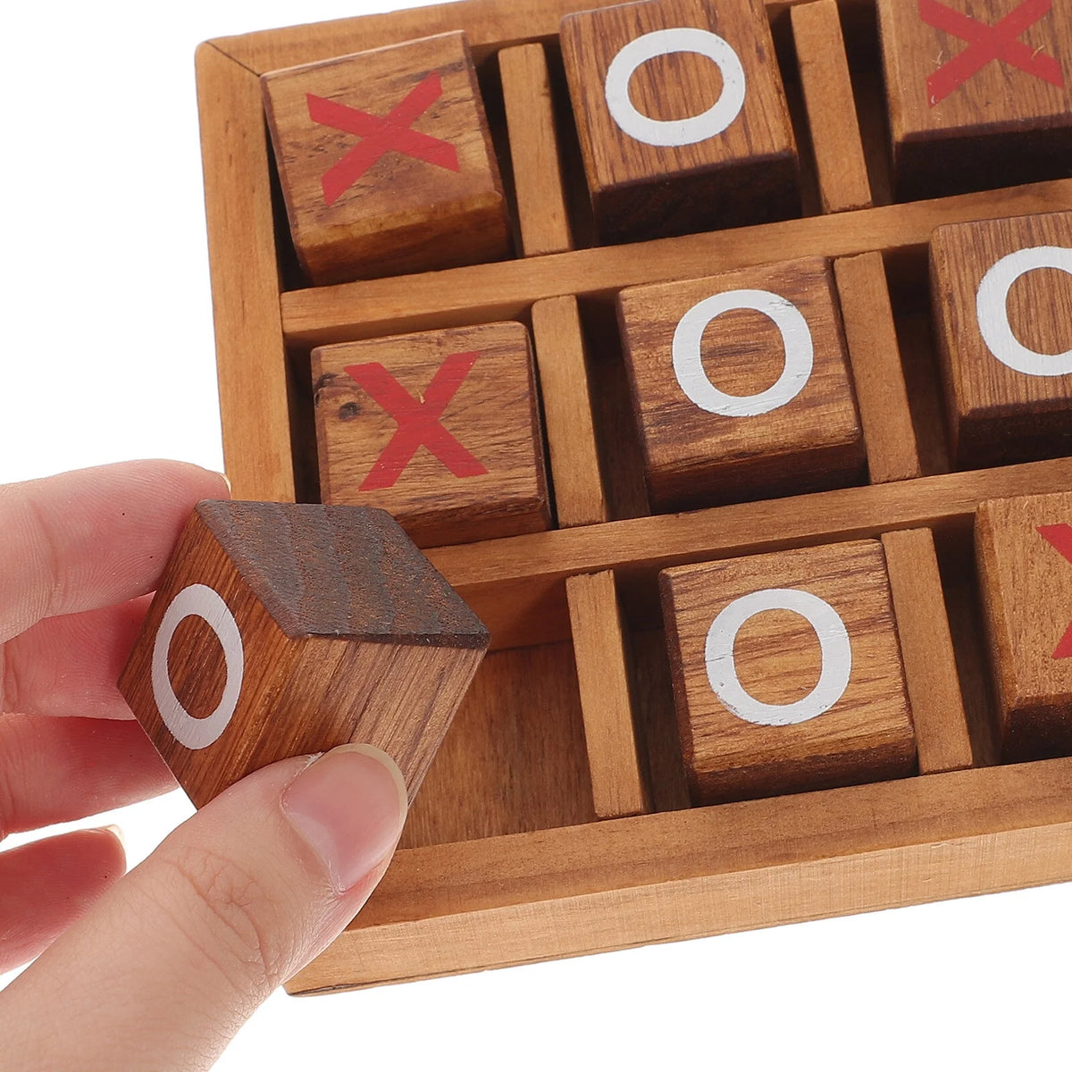 Tic Tac Toe Wooden Board Game Toy V8012