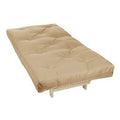 Khaki Full Suede Foam Futon Mattress V587