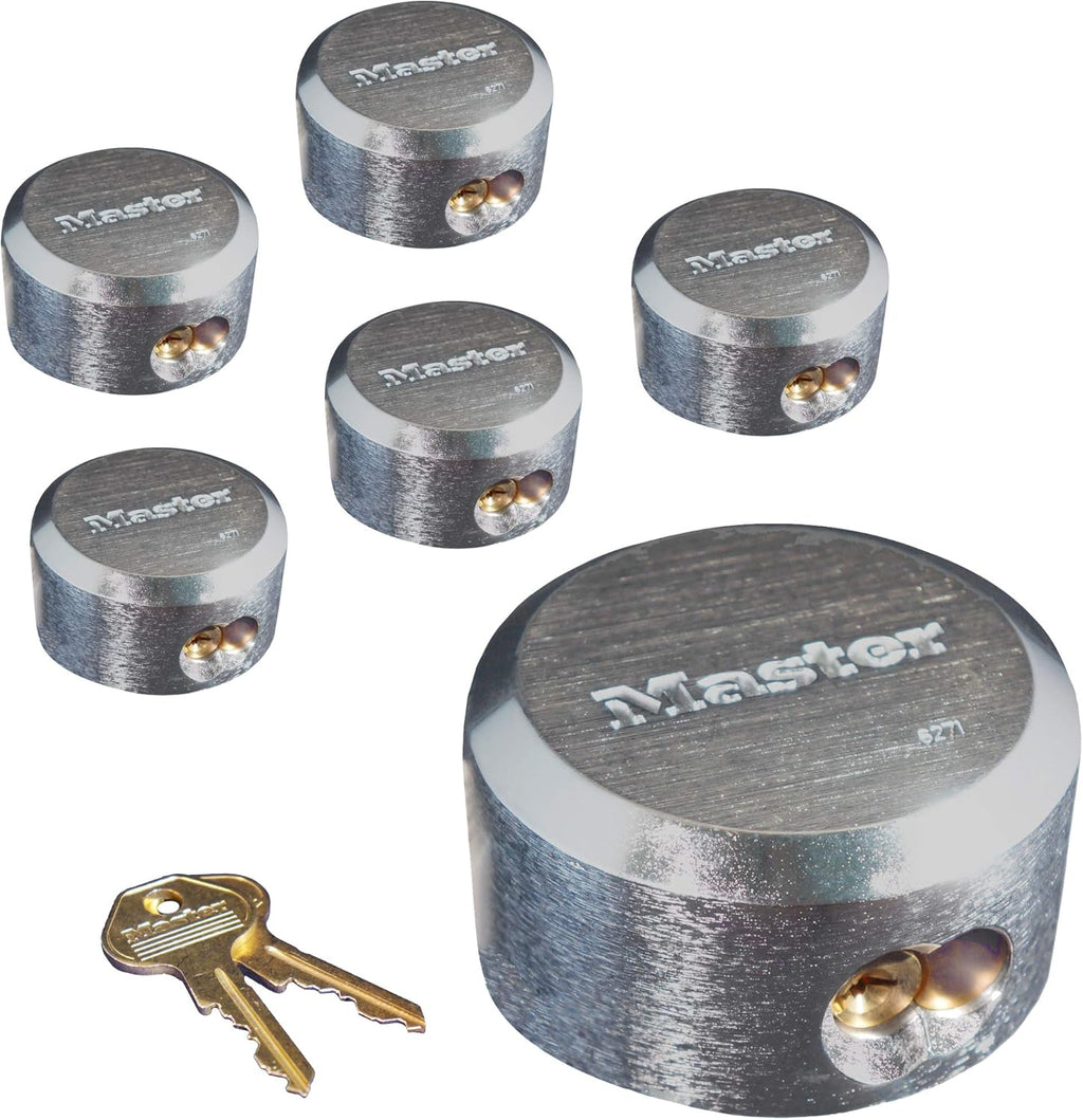 6 Pack Rekeyable Pin Tumbler Padlock B6560