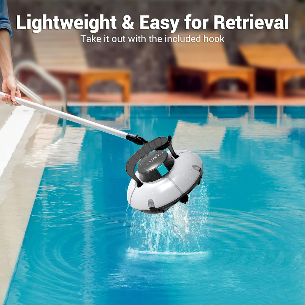 Cordless Robotic Pool Cleaner with Dual-Drive Motors G113703