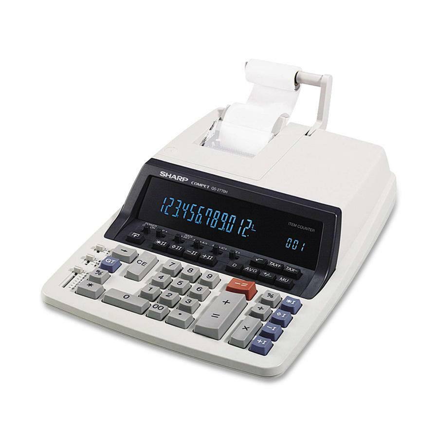 Black/Red Two-Color Printing Calculator K475247