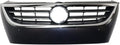 Primed Black Plastic Grille Assembly with Chrome Molding and Distance Sensor Hole Q1622