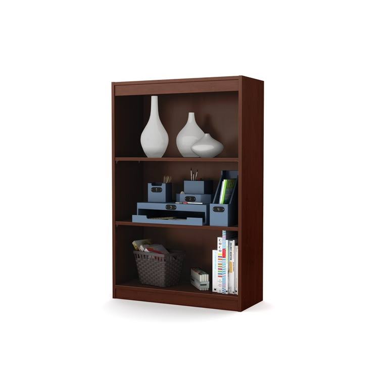 Royal Cherry 3-Shelf Bookcase P481