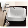 Ceramic Square Vessel Bathroom Sink W2739