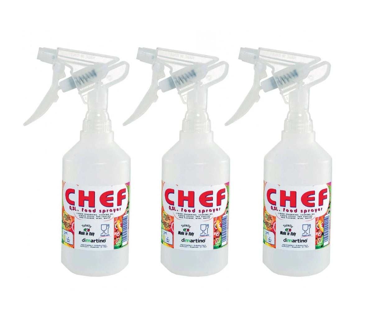 Food Grade 16 oz Spray Bottle (3 Pack) Q2456