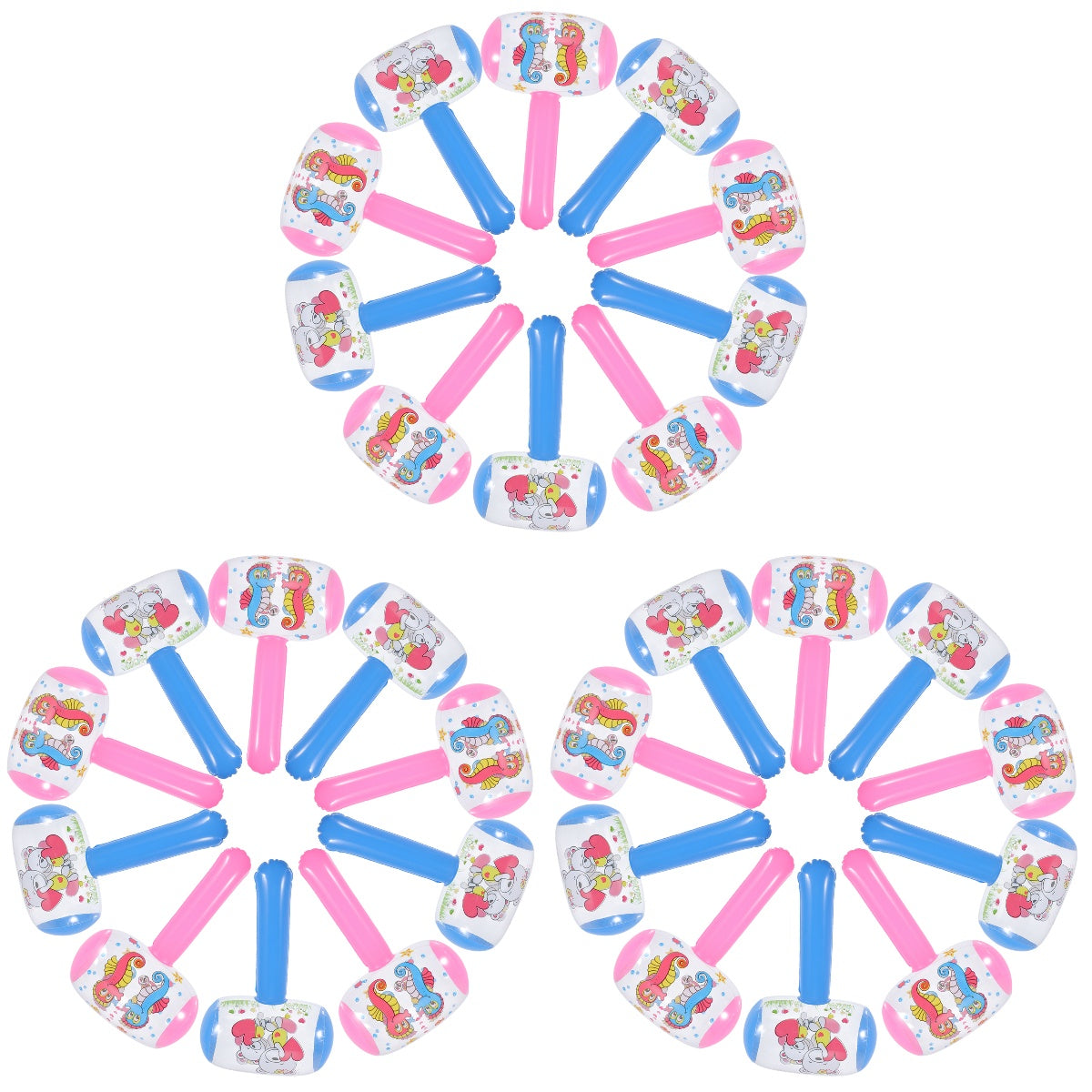 36 Pcs Inflatable Hammer Toy with Bell Z5243
