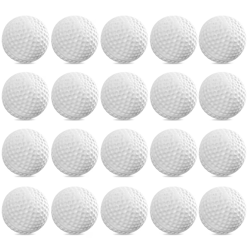 24pcs Plastic Practice Balls (White) D79677