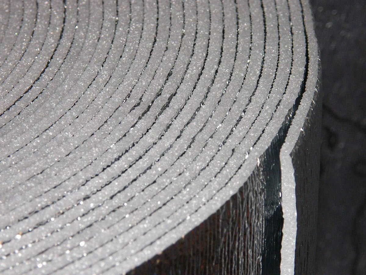 4' x 35' Roll (140 Sqft) Vehicle Insulation Sound Deadener Radiant Heat Barrier Mat E54362